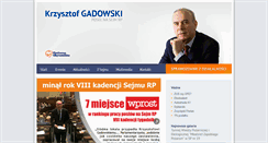 Desktop Screenshot of gadowski.pl